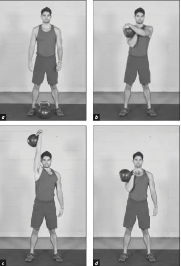 Figure 4.3 One-arm press.