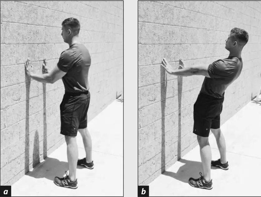 Figure 6.13 Wall push.