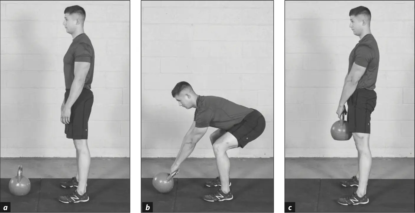 Figure 6.9 Kettlebell deadlift.